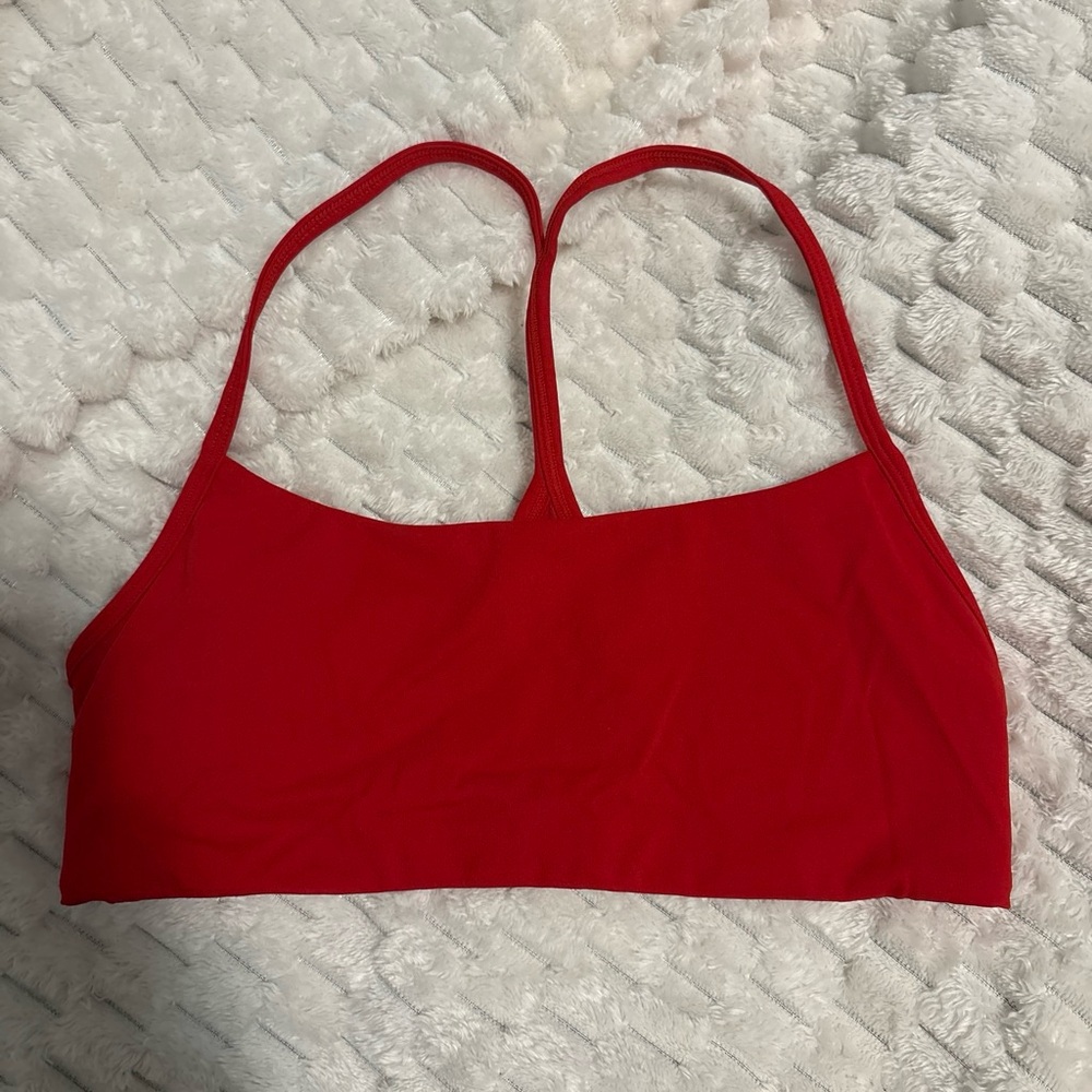Garage Red Active Y-back Sports Bra